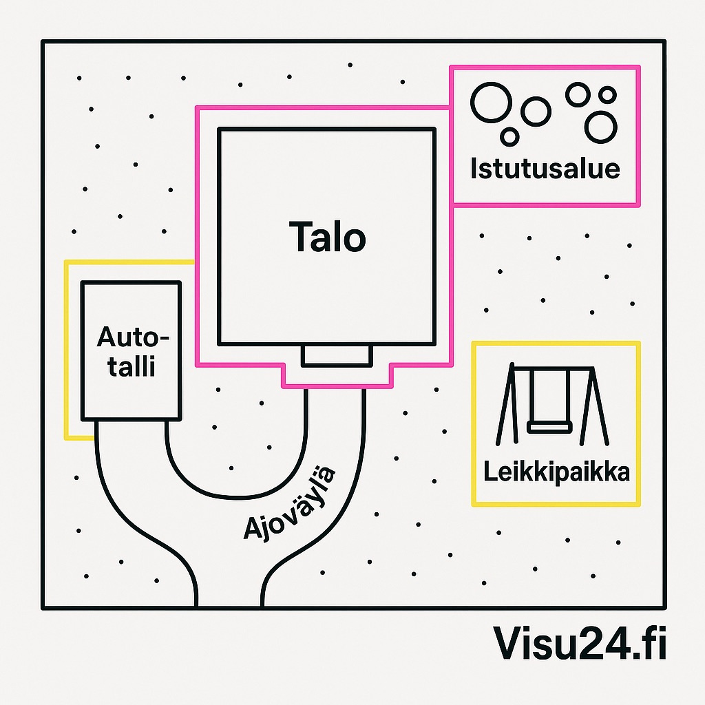 Visu24 - eksempel på planløsning for enebolig