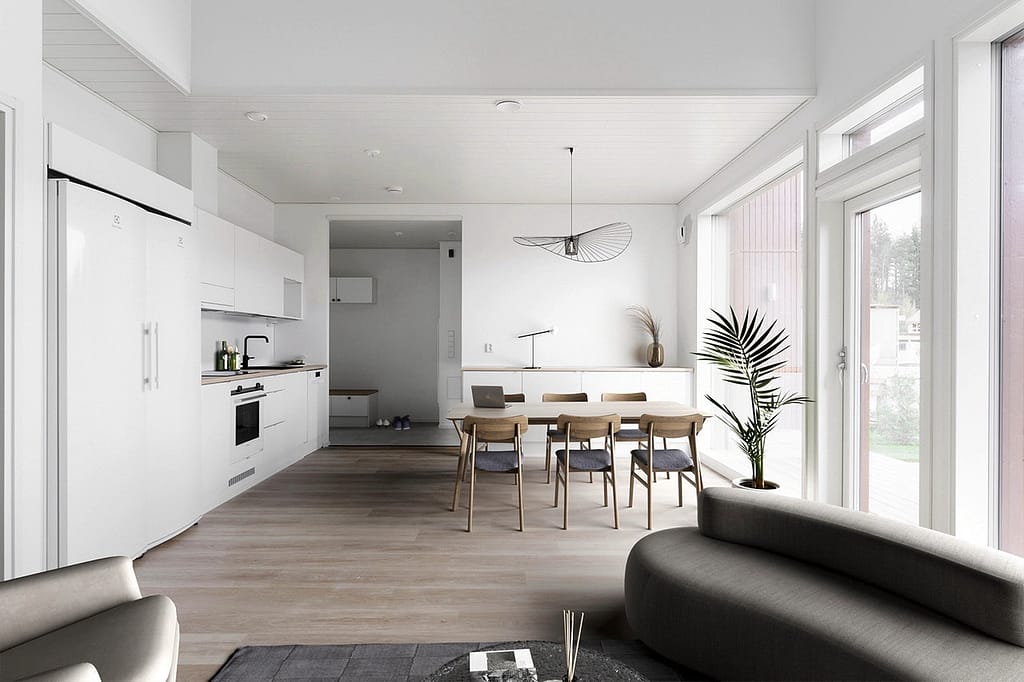 Digitales Stylingfoto des Wohnzimmers - Visu24.fi