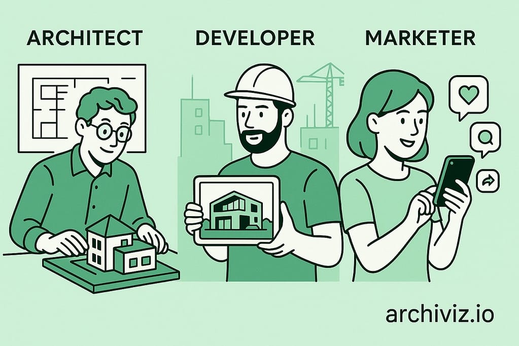 Archiviz.io Bridges the gap between studio-level service and freelance affordability—without sacrificing reliability or professionalism.