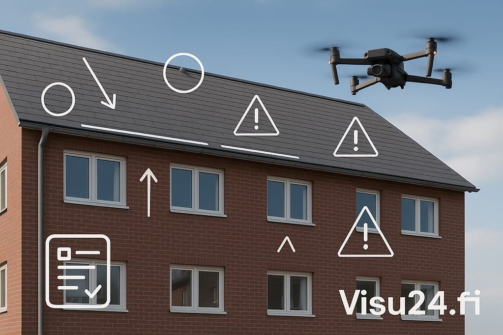Visu24.fi - dronekuvaus - Tarkastus- ja huoltokäyttö – turvallisesti ja kustannustehokkaasti