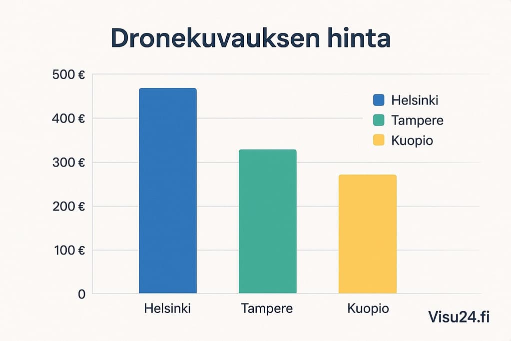 Visu24.fi - Dronekuvauksen hinta ja siihen vaikuttavat tekijät