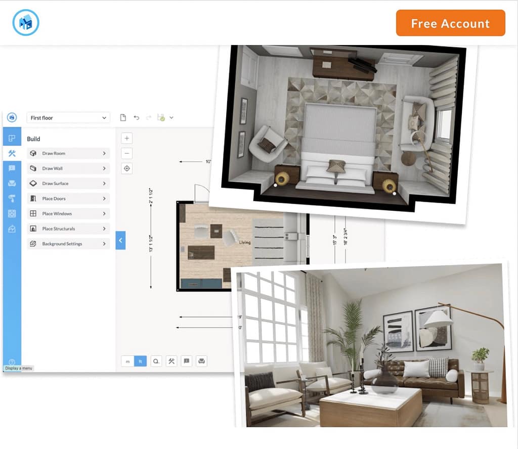 Visu24 – Floorplanner – Den beste nettleserbaserte gratis plantegningsprogramvaren