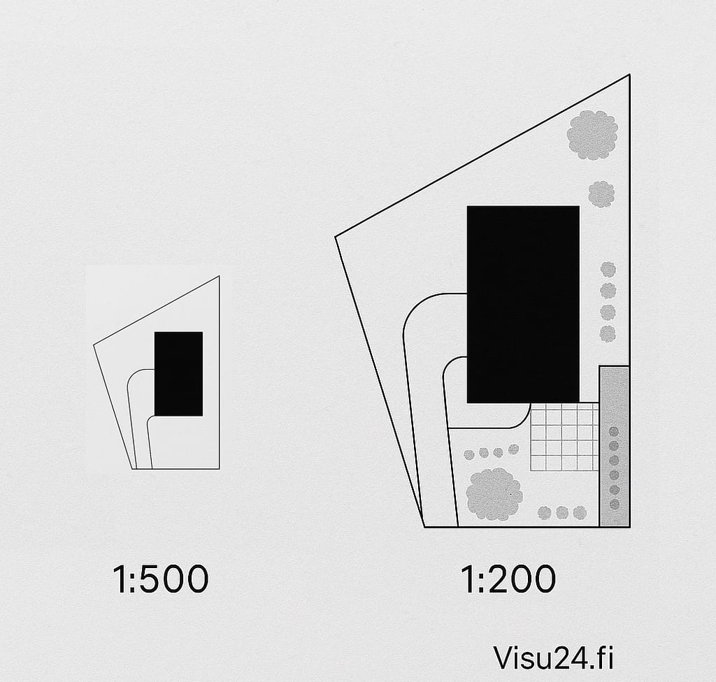 Visu24 - skala for tomteplan