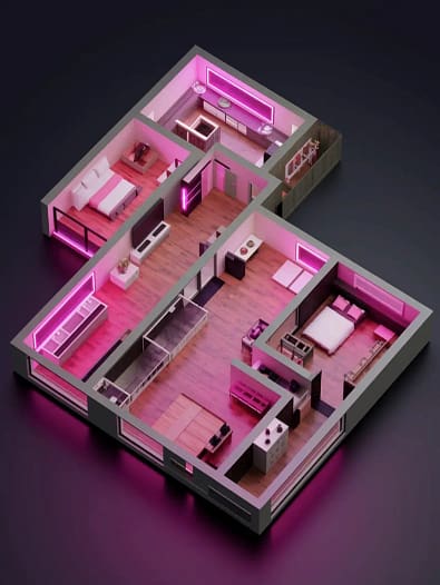 Ilustracja planu piętra Visu24