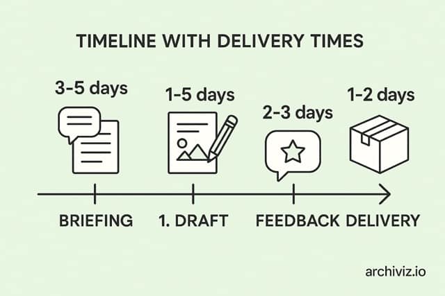 visualiseringsfirma leveringstid comprehenning Danmark