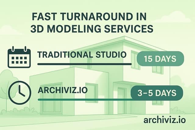 Szybka dostawa modeli 3D za pośrednictwem systemu kamieni milowych Archiviz.io