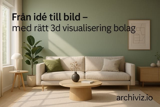 Slutresultat av ett lyckat samlóvjo med ett 3D visualiseerimine bolag – Archiviz.io