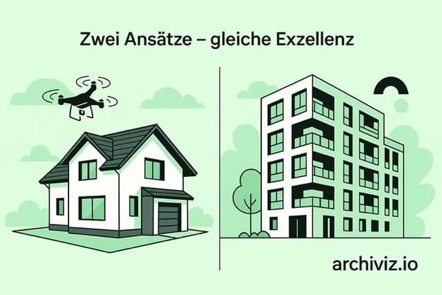 3D Visualisierung Deutschland – Preisvergleich Innen- und Außenansichten