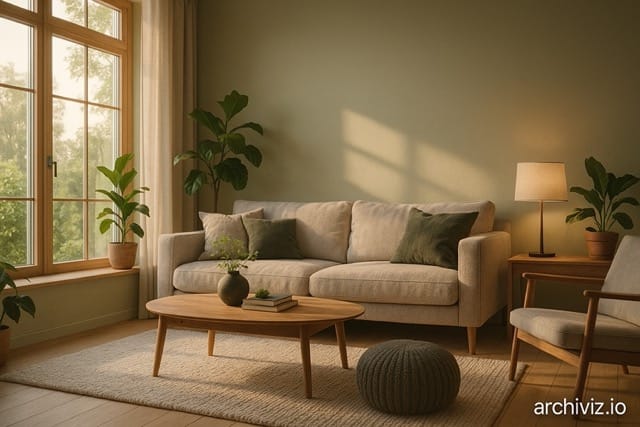 Eksempel på interiørvisualisering – visuell atmosfære og atmosfære fra det ledende visualiseringsbyrået i Norge presentert av Archiviz.io