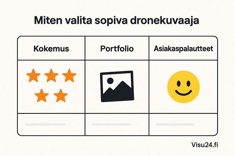 Visu24.fi - Miten valita sopiva dronekuvaaja? Dronekuvaus