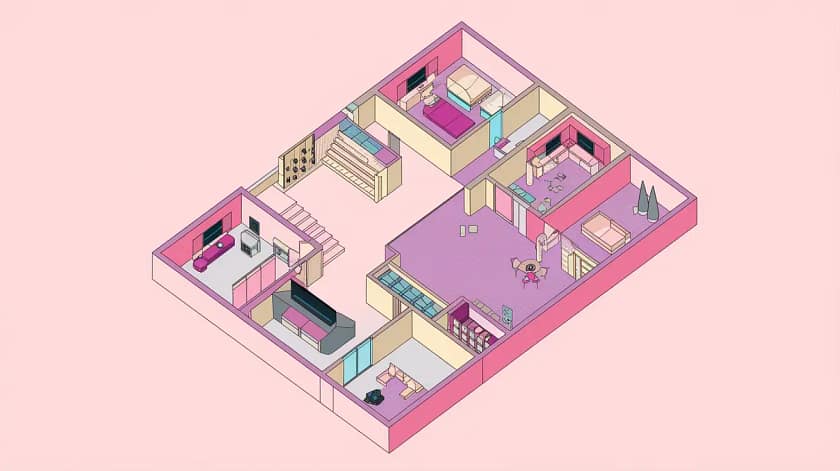 Ilustracja planu piętra Visu24