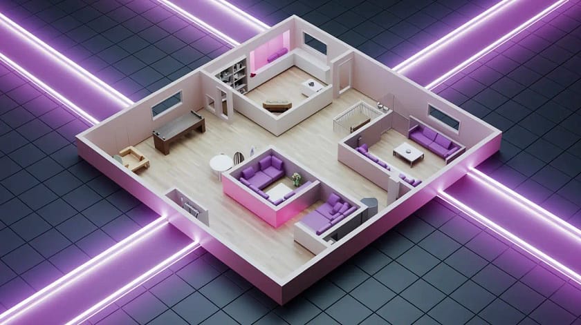 Ilustracja planu piętra Visu24